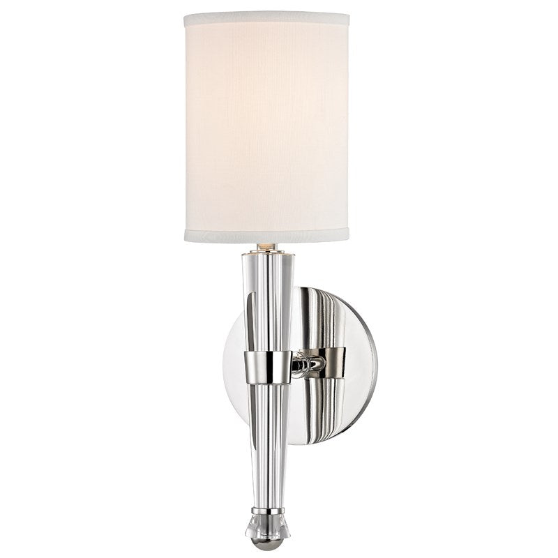 Volta - 1 LIGHT WALL SCONCE Wall Light Fixtures Hudson Valley Polished Nickel  
