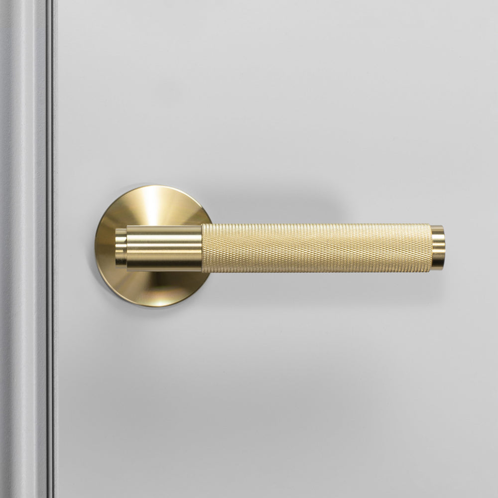 Buster + Punch Conventional Door Handle, Cross Design - FIXED TYPE Door Hardware Buster + Punch   