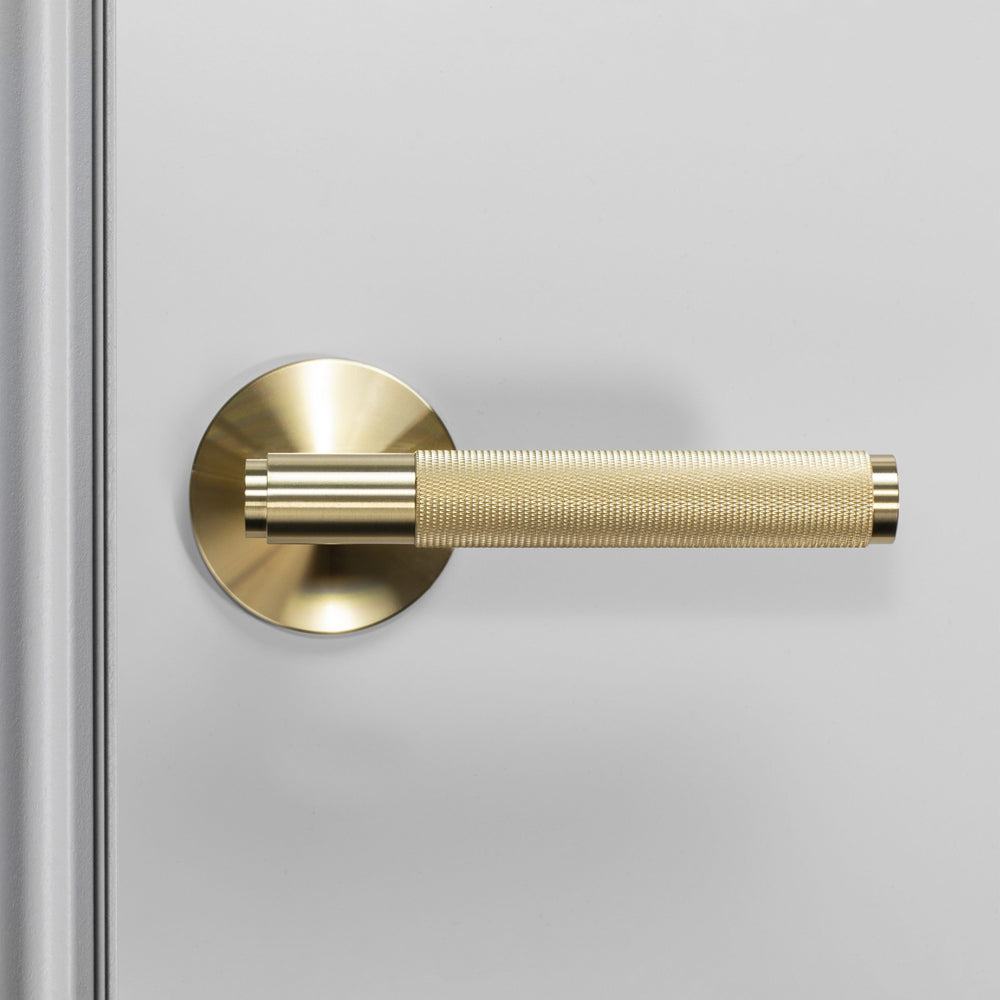 Buster + Punch Conventional Door Handle, Cross Design - PASSAGE TYPE Door Hardware Buster + Punch   