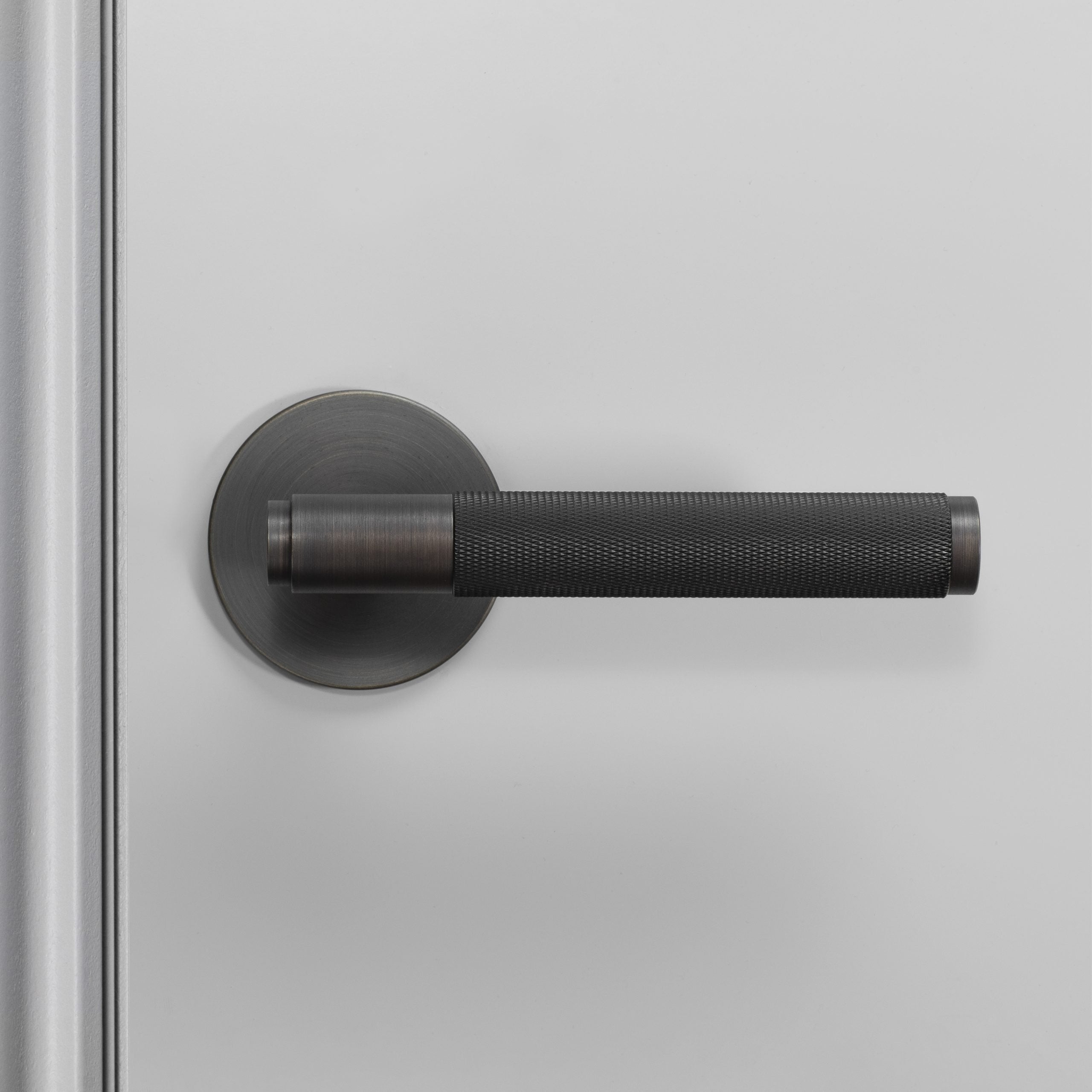 Buster + Punch Conventional Door Handle, Cross Design - PASSAGE TYPE