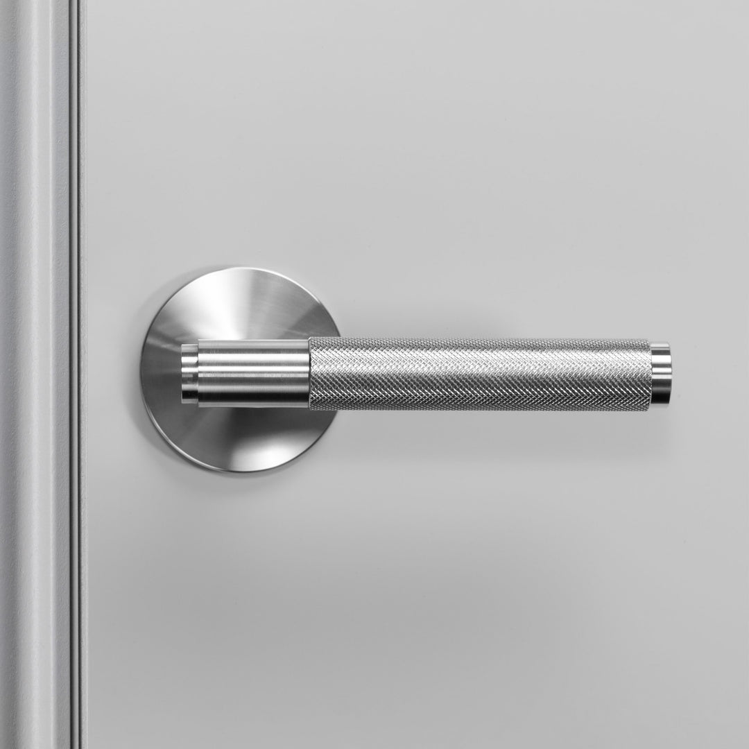 Buster + Punch Conventional Door Handle, Cross Design - PASSAGE TYPE Door Hardware Buster + Punch   