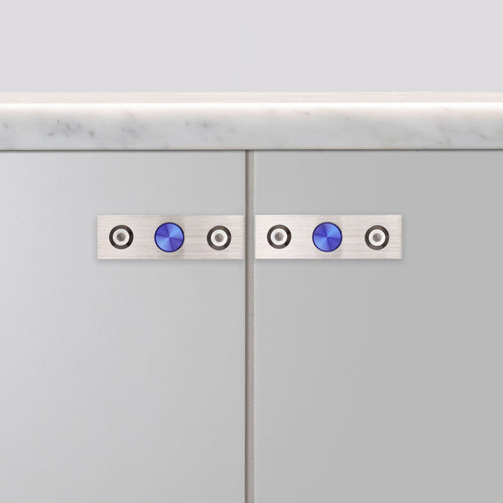 Buster + Punch Furniture Knob Plate / Linear, Set of 2