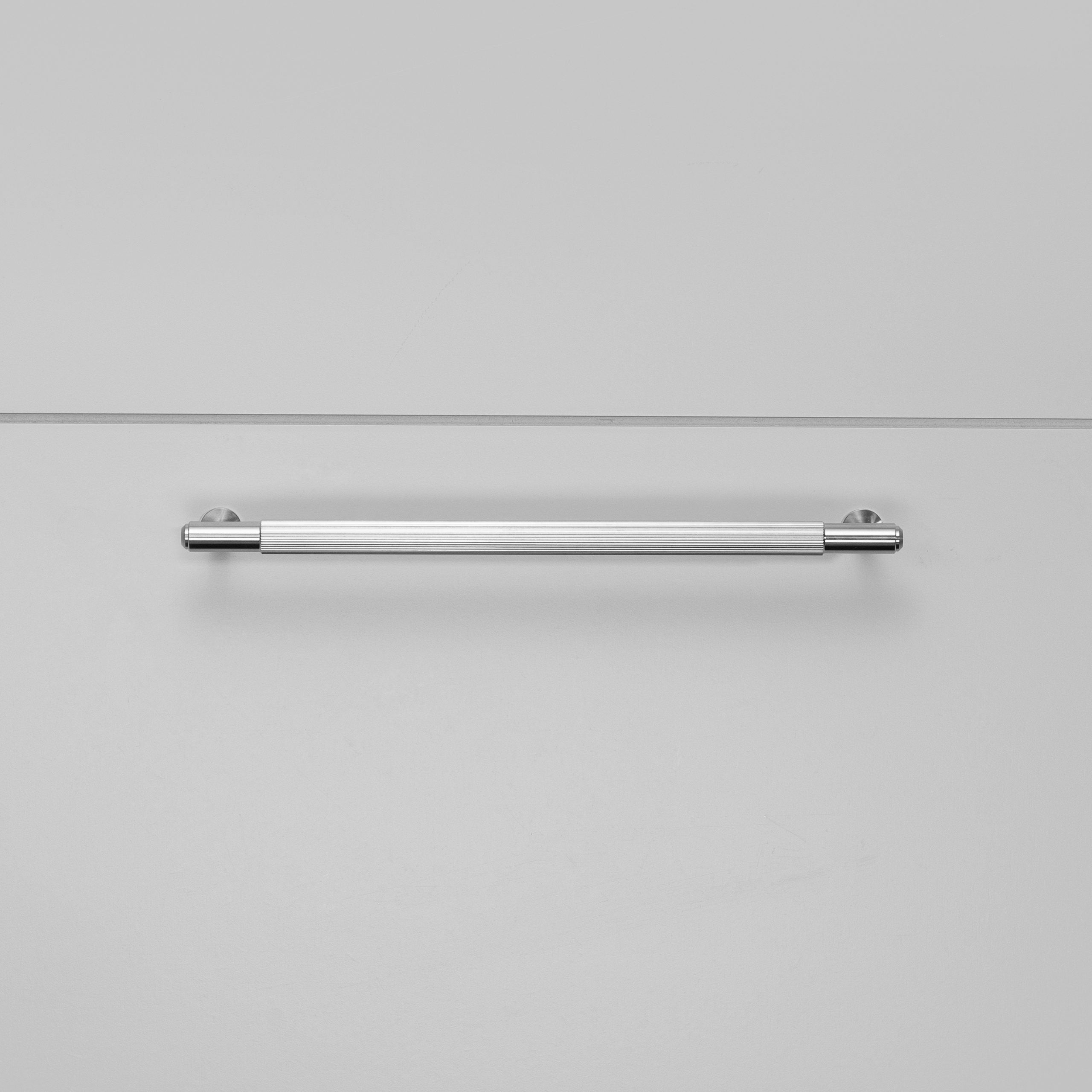 Buster + Punch Pull Bar, Linear Design, with backplate