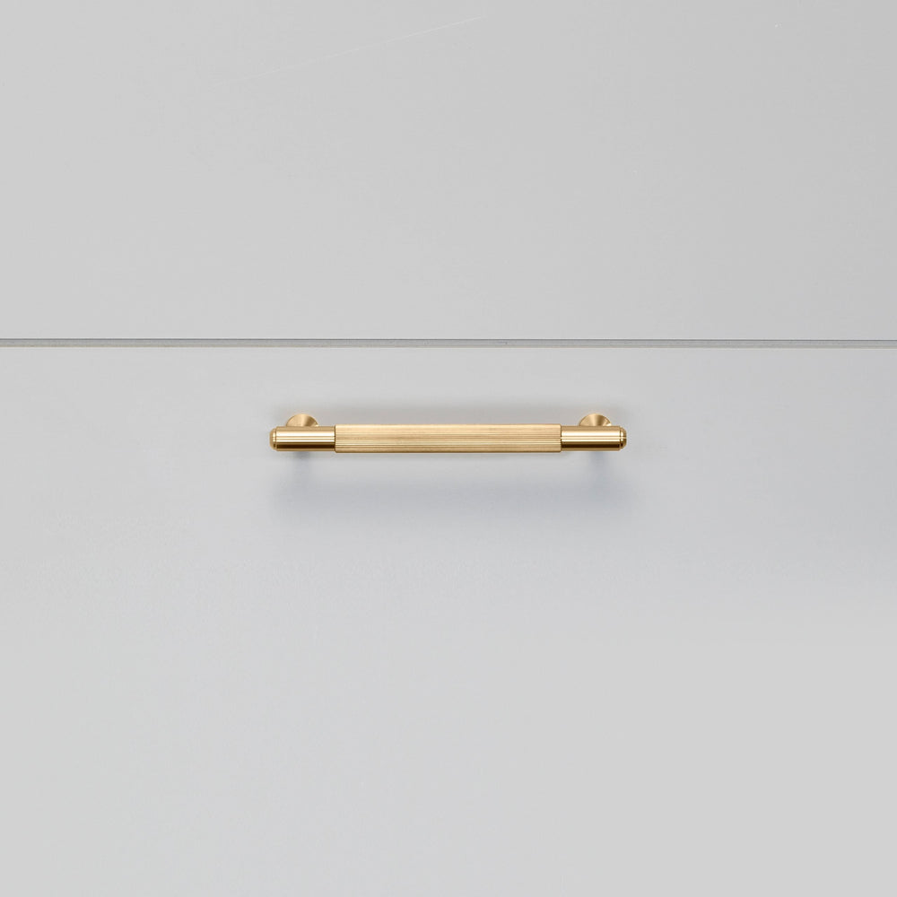 Buster + Punch Pull Bar, Linear Design Cabinet Hardware Buster + Punch Brass 0.2x0.09x0.03 