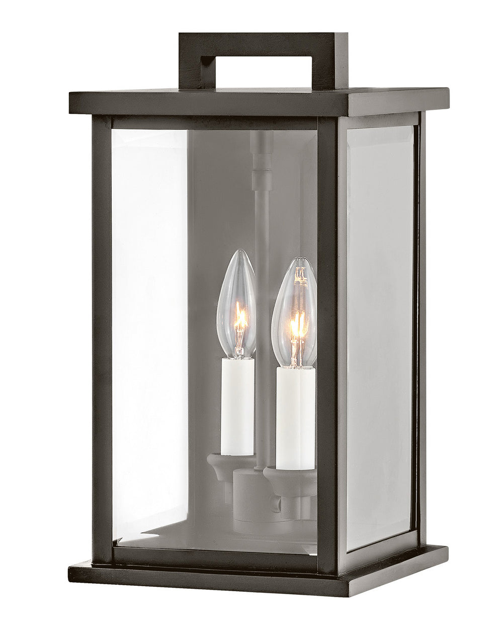 OUTDOOR WEYMOUTH Wall Mount Lantern Outdoor Wall Lights Hinkley Oil Rubbed Bronze 8.25x7.75x14.25 