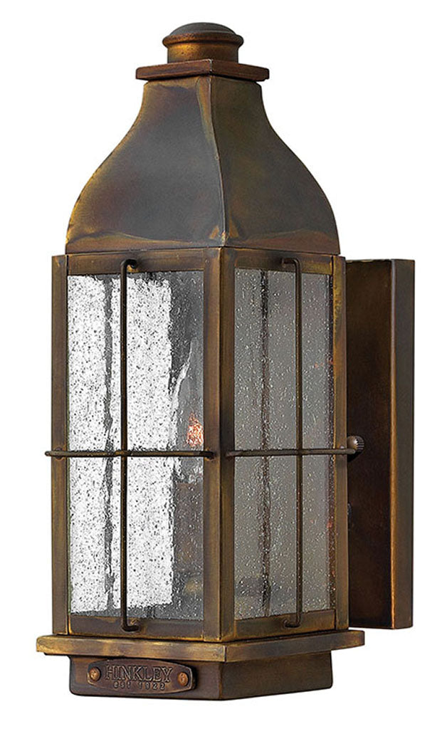 OUTDOOR BINGHAM Wall Mount Lantern Outdoor Wall Lights Hinkley Sienna 6.5x4.75x12.5 