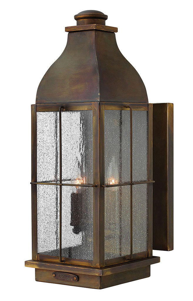 OUTDOOR BINGHAM Wall Mount Lantern Outdoor Wall Lights Hinkley Sienna 10.25x8.0x21.0