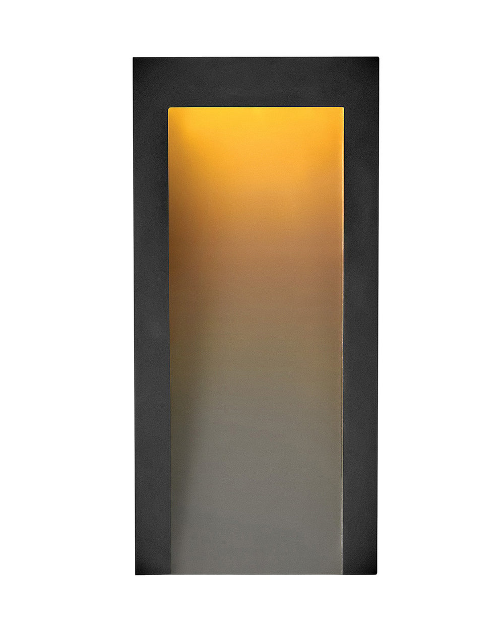 OUTDOOR TAPER Wall Mount Lantern Outdoor Wall Lights Hinkley Textured Black 3.5x7.0x15.0 