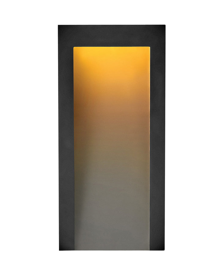 OUTDOOR TAPER Wall Mount Lantern Outdoor Wall Lights Hinkley Textured Black 3.5x7.0x15.0