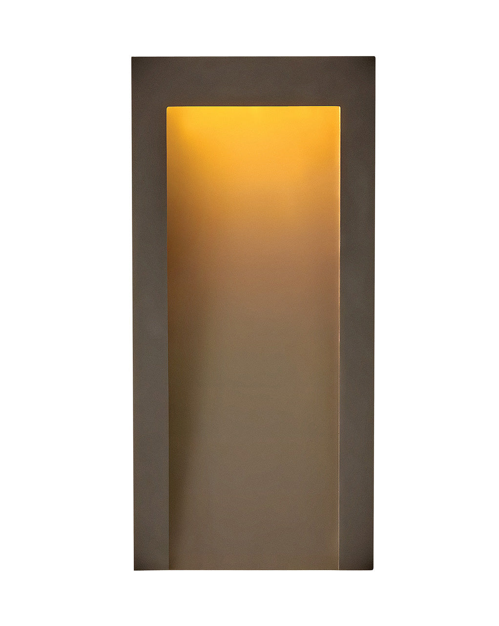 OUTDOOR TAPER Wall Mount Lantern Outdoor l Wall Hinkley Textured Oil Rubbed Bronze 3.5x7.0x15.0 