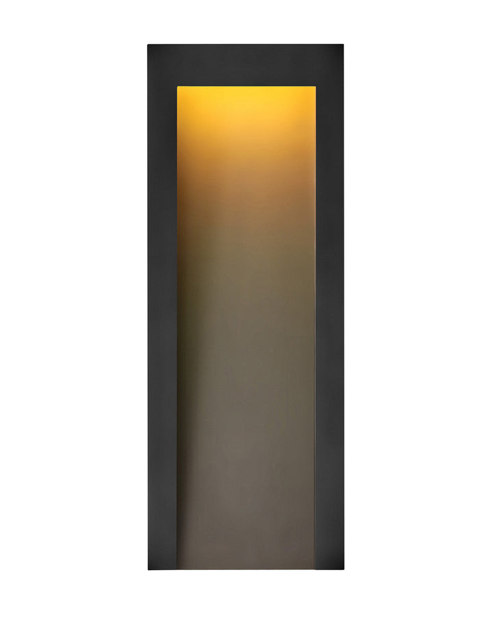 OUTDOOR TAPER Wall Mount Lantern Outdoor Wall Lights Hinkley Textured Black 4.0x9.0x24.0