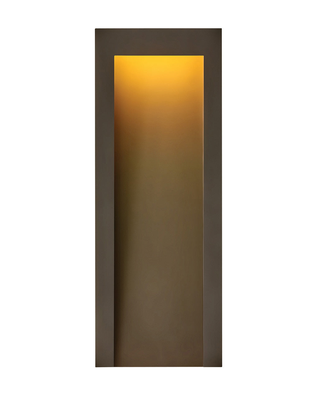 OUTDOOR TAPER Wall Mount Lantern Outdoor l Wall Hinkley Textured Oil Rubbed Bronze 4.0x9.0x24.0 