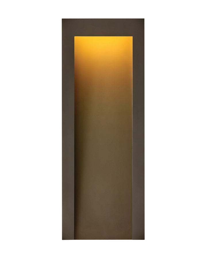 OUTDOOR TAPER Wall Mount Lantern Outdoor Wall Lights Hinkley Textured Oil Rubbed Bronze 4.0x9.0x24.0