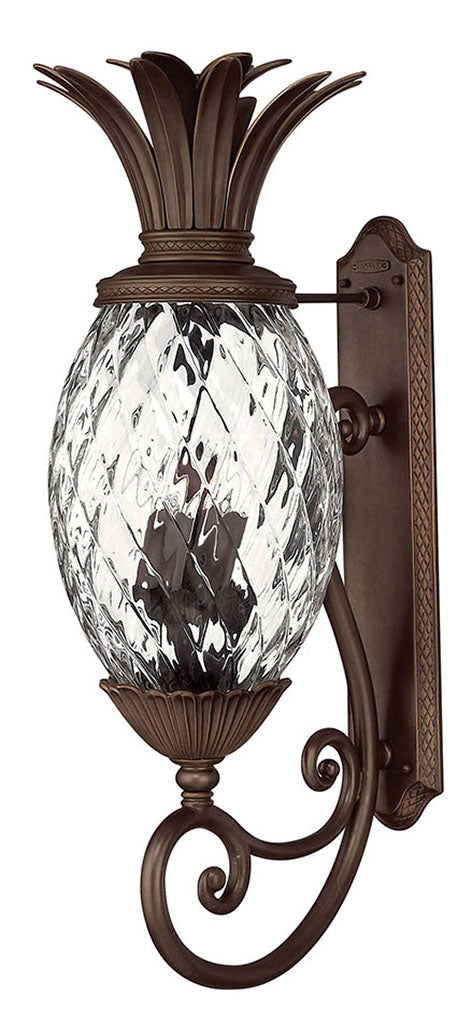 OUTDOOR PLANTATION Wall Mount Lantern Outdoor Wall Lights Hinkley Copper Bronze 17.25x12.5x34.25