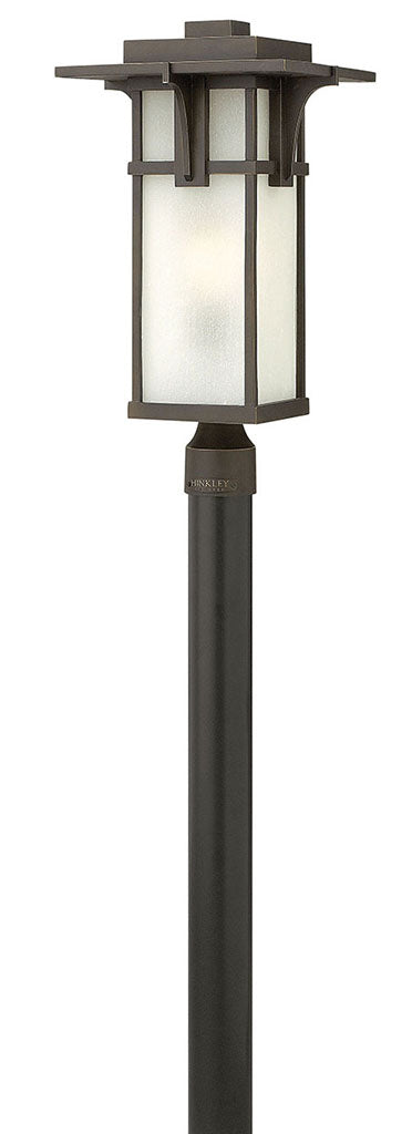 OUTDOOR MANHATTAN Post Top or Pier Mount Lantern Pier & Post Mount Lights Hinkley Oil Rubbed Bronze Etched Seedy