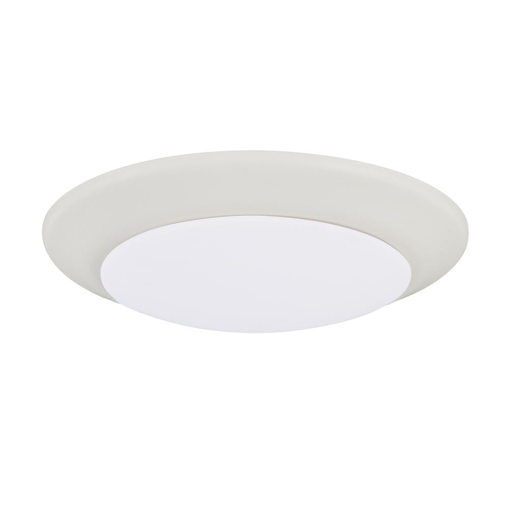 Capital 1 Light LED Flush Mount 223612WT-LD30 Ceiling Flush Mounts Capital White  