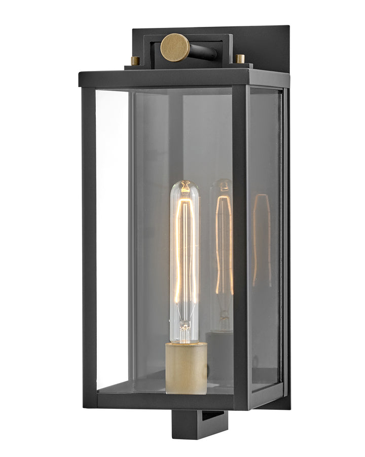 OUTDOOR CATALINA Wall Mount Lantern Outdoor Wall Lights Hinkley Black 8.0x6.5x16.0