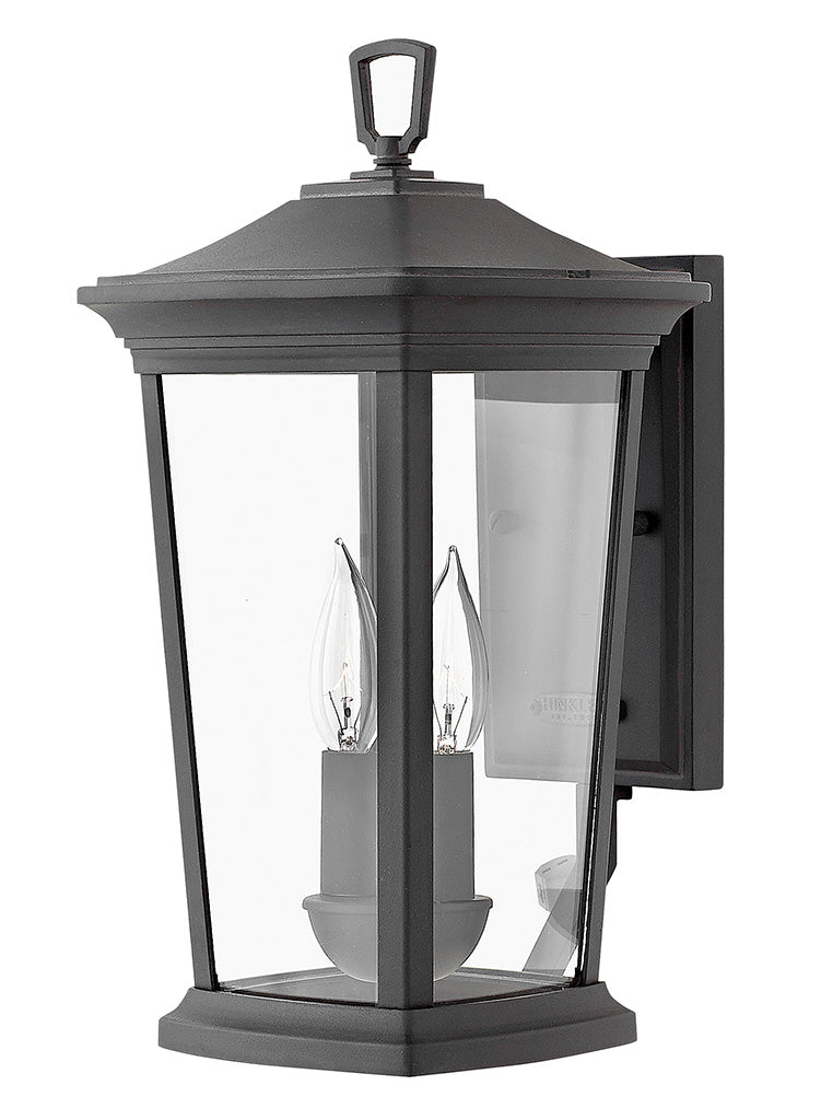 OUTDOOR BROMLEY Wall Mount Lantern Outdoor l Wall Hinkley Museum Black 9.25x8.0x15.5 