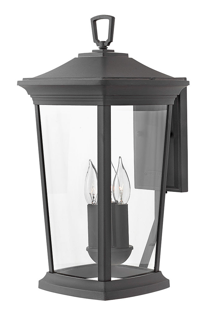 BROMLEY-Large Wall Mount Lantern Outdoor l Wall Hinkley Museum Black  