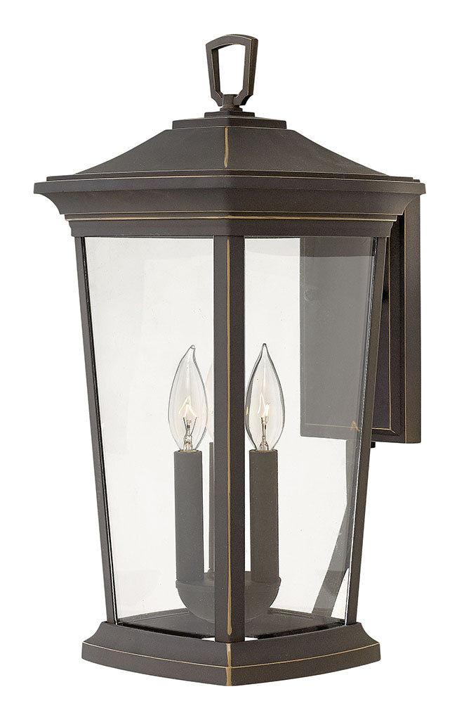 OUTDOOR BROMLEY Wall Mount Lantern Outdoor Wall Lights Hinkley Oil Rubbed Bronze 11.25x10.0x19.25 