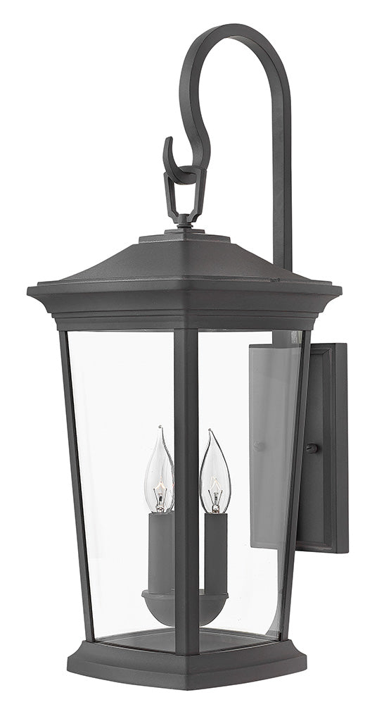 BROMLEY-Extra Large Wall Mount Lantern Outdoor l Wall Hinkley Museum Black  
