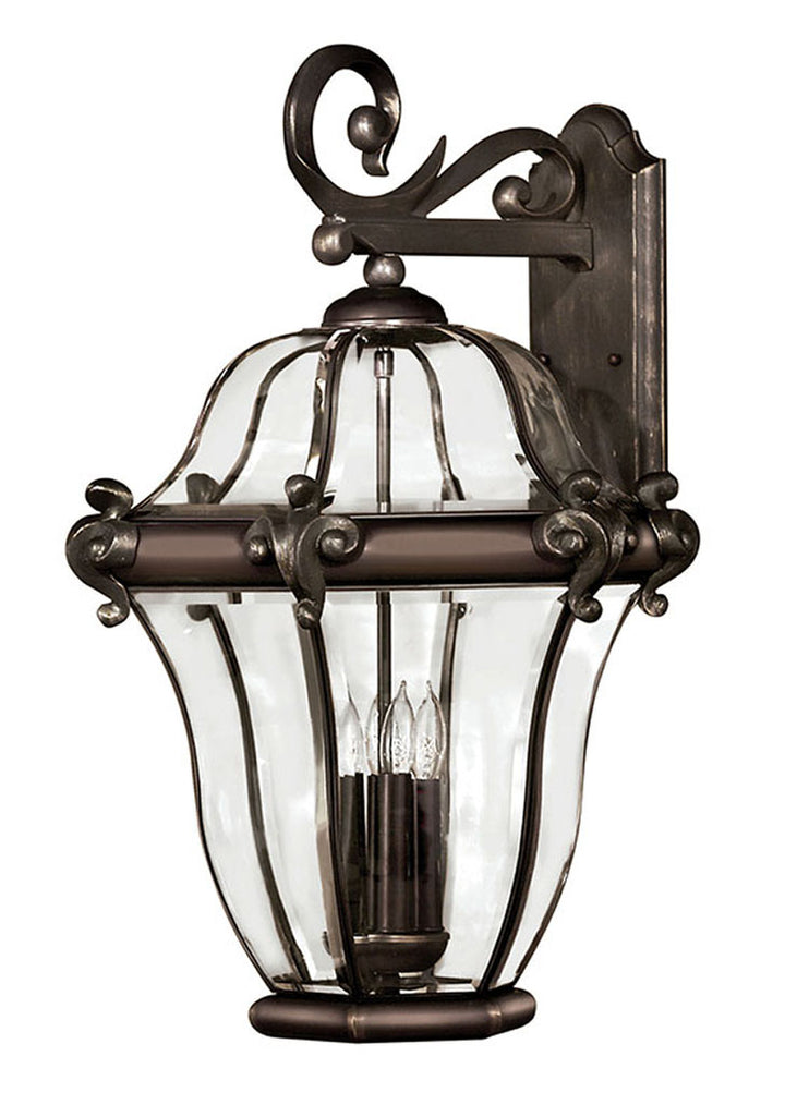 OUTDOOR SAN CLEMENTE Wall Mount Lantern Outdoor Wall Lights Hinkley Copper Bronze 15.75x17.0x25.75