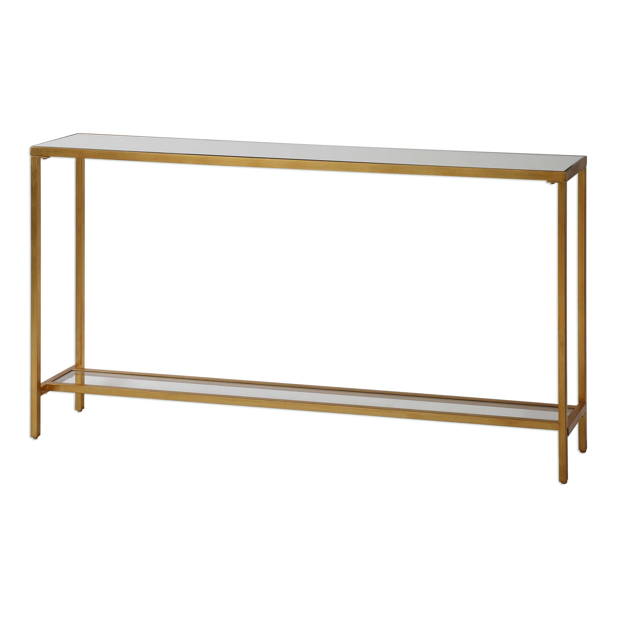 Uttermost Hayley Gold Console Table Décor/Home Accent Uttermost   