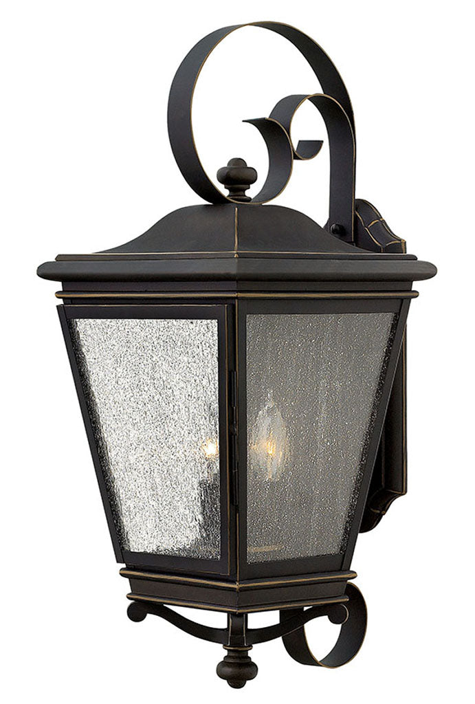 OUTDOOR LINCOLN Wall Mount Lantern Outdoor Wall Lights Hinkley Oil Rubbed Bronze 11.25x10.0x23.25 