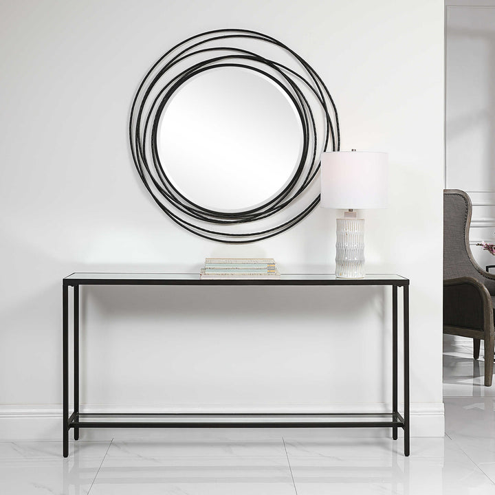 Uttermost Hayley Black Console Table