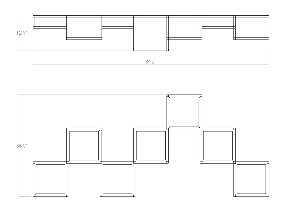 Sonneman 7-Light LED Surface Mount