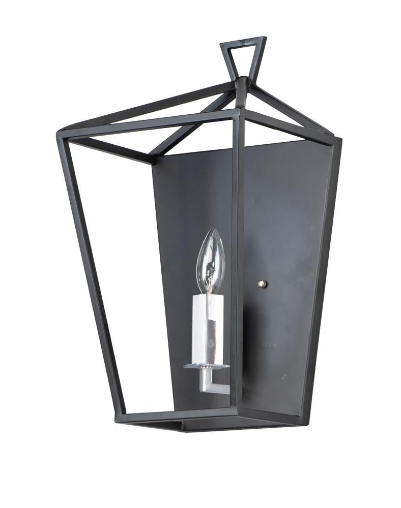 Maxim Abode-Wall Sconce 25159 Wall Sconces Maxim Black  