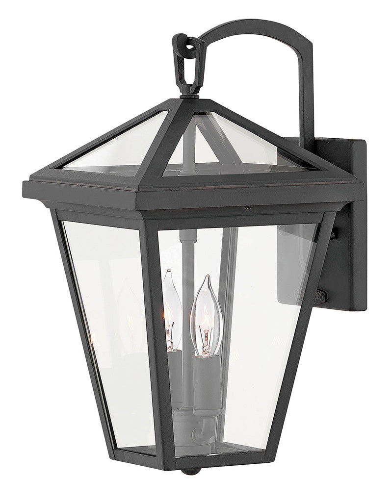 OUTDOOR ALFORD PLACE Wall Mount Lantern Outdoor l Wall Hinkley Museum Black 9.0x8.0x14.0 