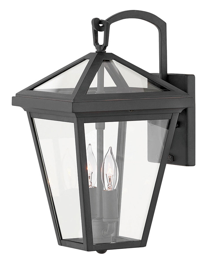 OUTDOOR ALFORD PLACE Wall Mount Lantern Outdoor Wall Lights Hinkley Museum Black 9.0x8.0x14.0 