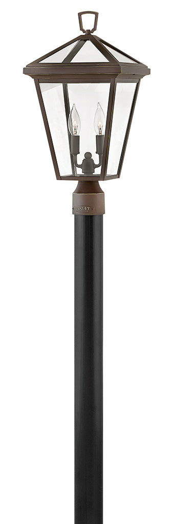 ALFORD PLACE-Medium Post Top or Pier Mount Lantern Outdoor l Post/Pier Mounts Hinkley Oil Rubbed Bronze  