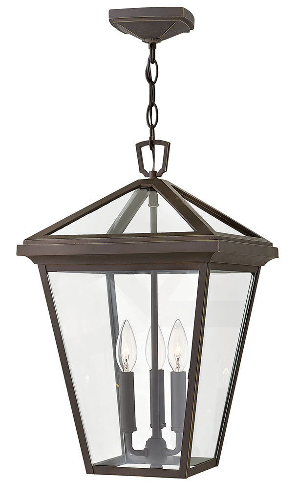 ALFORD PLACE Large Hanging Lantern Outdoor Hanging Lights Hinkley Oil Rubbed Bronze  