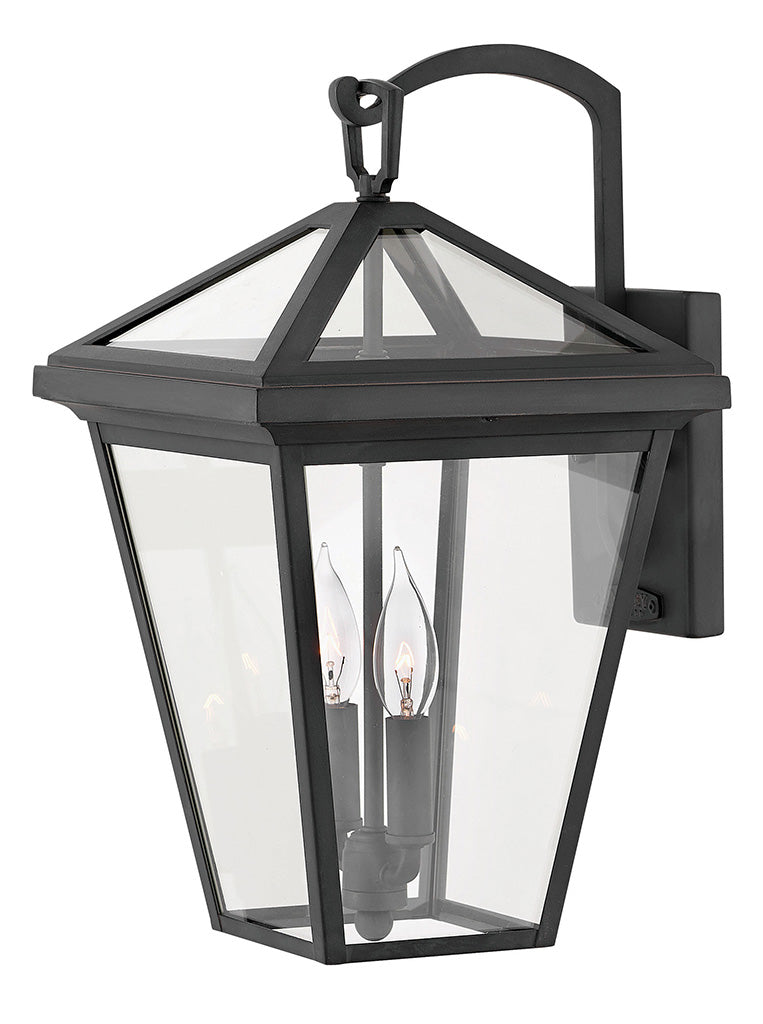 ALFORD PLACE-Medium Wall Mount Lantern Outdoor Wall Lights Hinkley Museum Black  