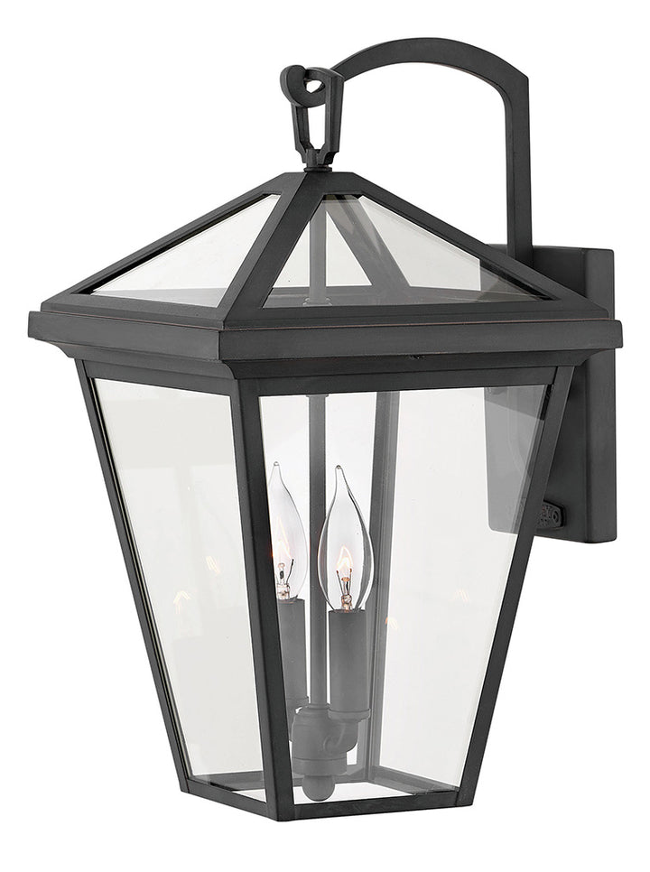 OUTDOOR ALFORD PLACE Wall Mount Lantern Outdoor Wall Lights Hinkley Museum Black 11.25x10.0x17.5 