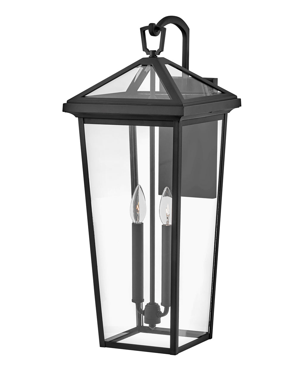 OUTDOOR ALFORD PLACE Wall Mount Lantern Outdoor Wall Lights Hinkley Museum Black 11.25x10.0x26.0 