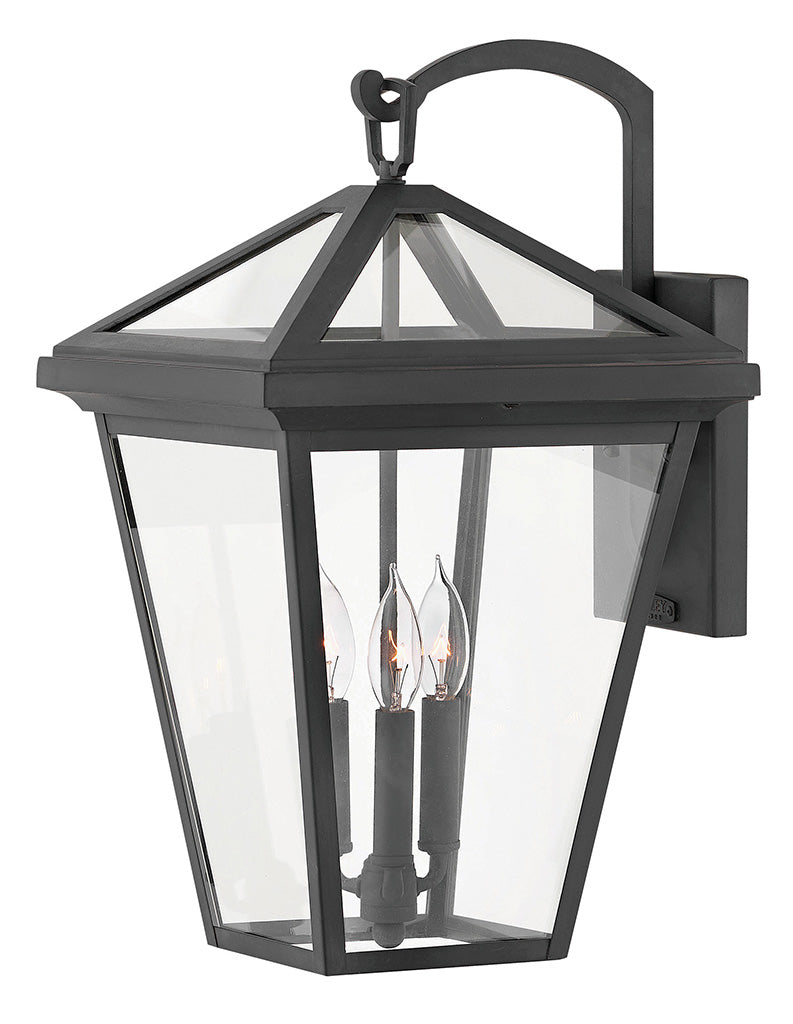 ALFORD PLACE-Large Wall Mount Lantern Outdoor l Wall Hinkley Museum Black  