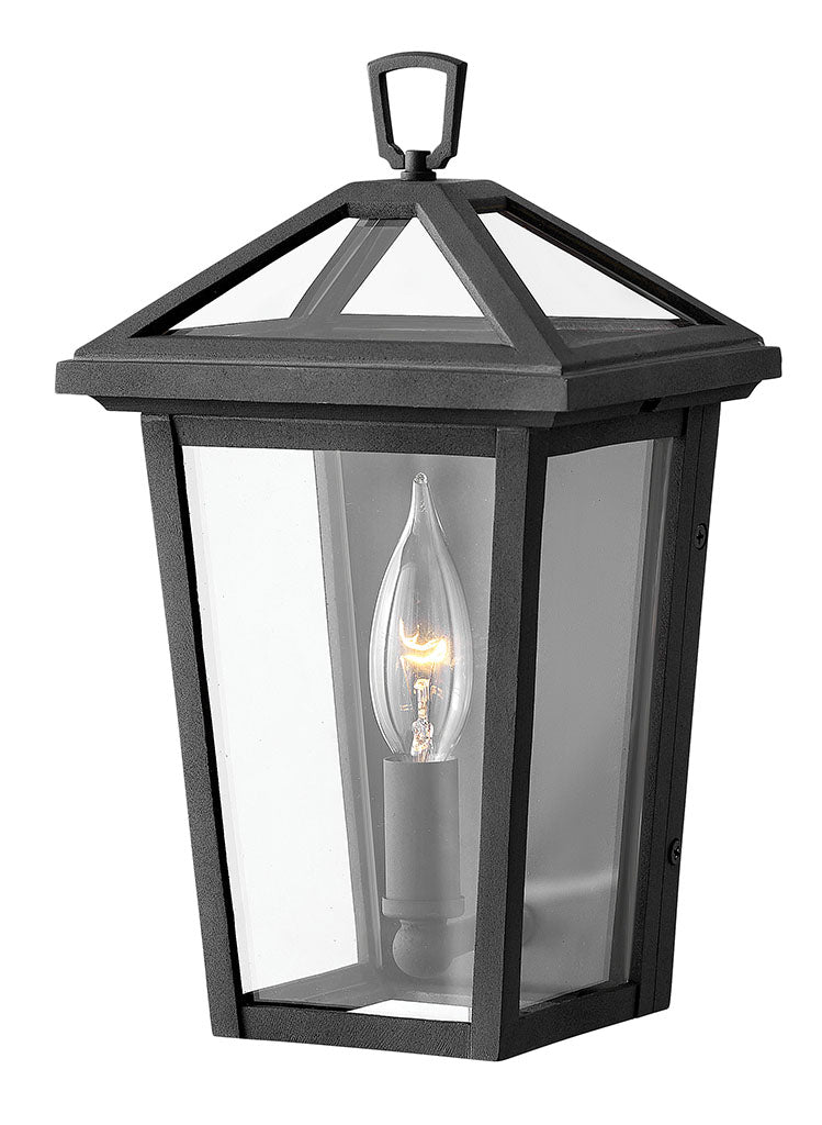 ALFORD PLACE Wall Mount Lantern Outdoor Wall Lights Hinkley Museum Black 11.5H x6.5W x5.25L 