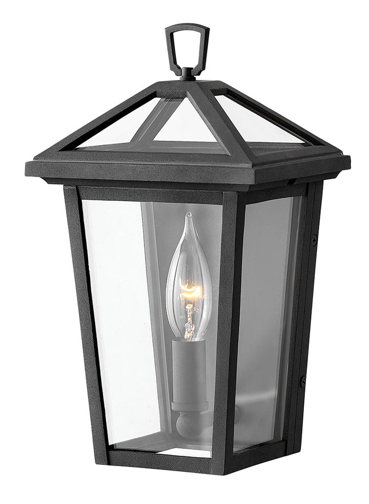 OUTDOOR ALFORD PLACE Wall Mount Lantern Outdoor Wall Lights Hinkley Museum Black 5.25x6.5x11.5 