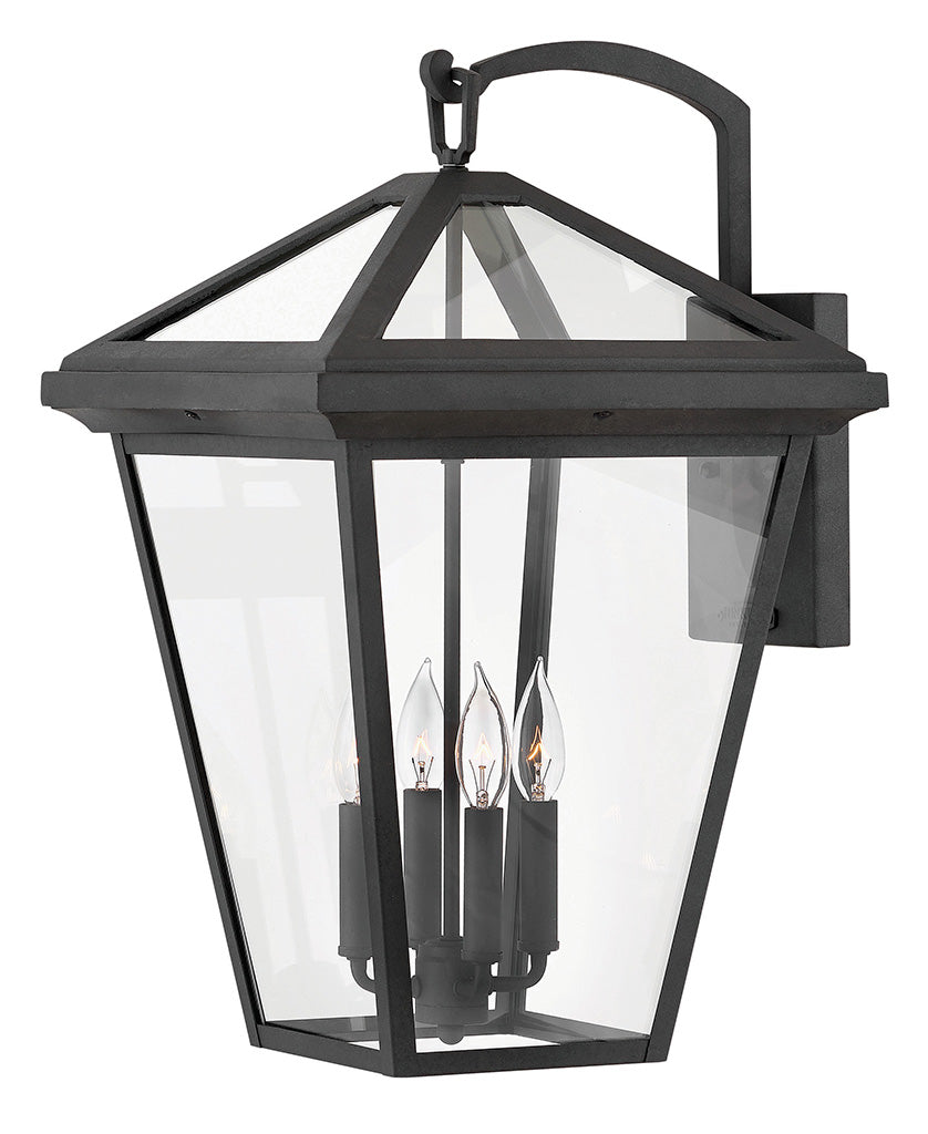 ALFORD PLACE-Extra Large Wall Mount Lantern Outdoor Wall Lights Hinkley Museum Black  