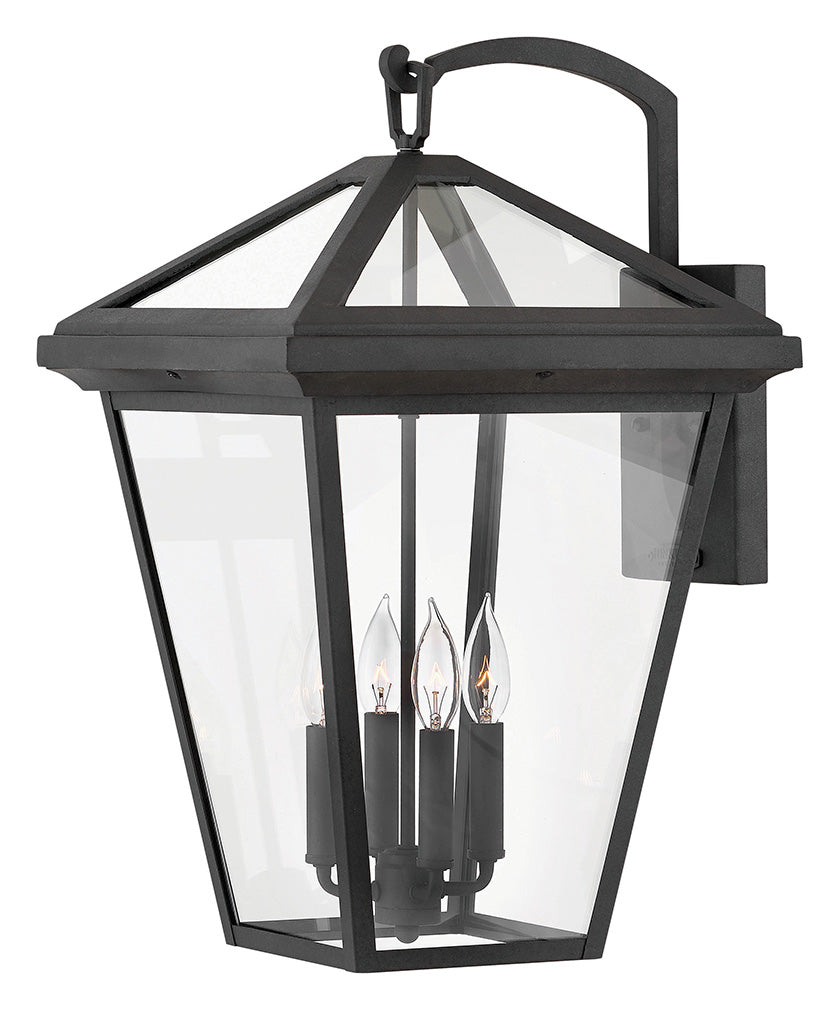 OUTDOOR ALFORD PLACE Wall Mount Lantern Outdoor l Wall Hinkley Museum Black 15.5x14.0x24.0 