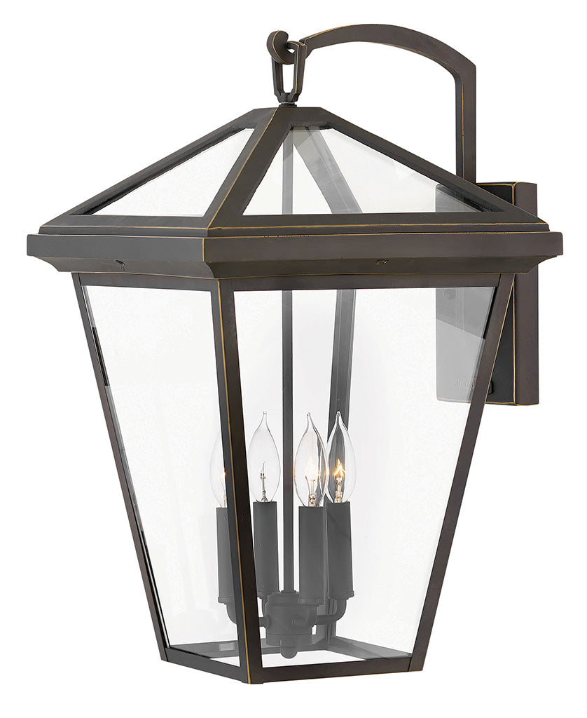 ALFORD PLACE Wall Mount Lantern Outdoor Wall Lights Hinkley Oil Rubbed Bronze 24H x14W x15.5L 