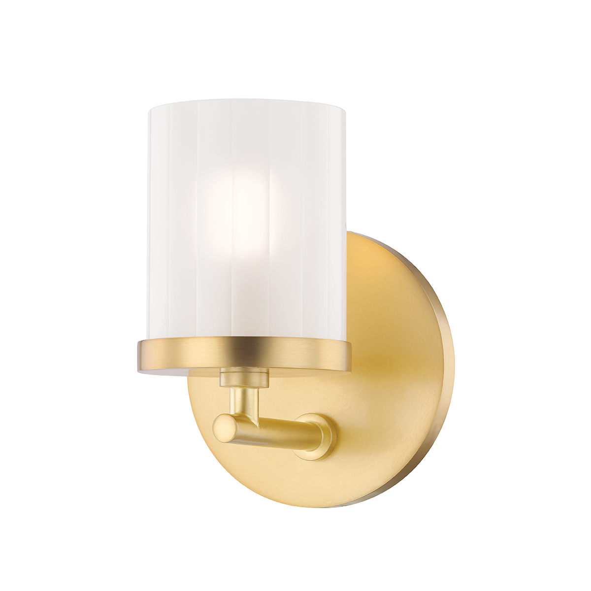 Hudson Valley Lighting Ryan 1 Light Bath Bracket H239301 Wall Light Fixtures Mitzi Aged Brass  