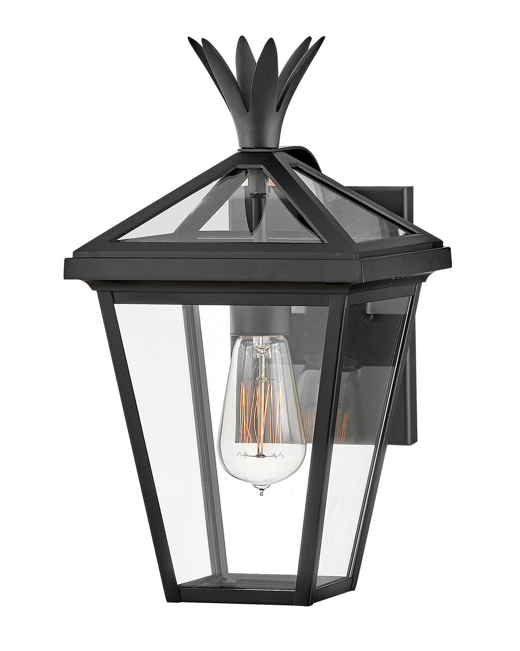 OUTDOOR PALMA Wall Mount Lantern Outdoor Wall Lights Hinkley Black 9.75x8.0x14.5 