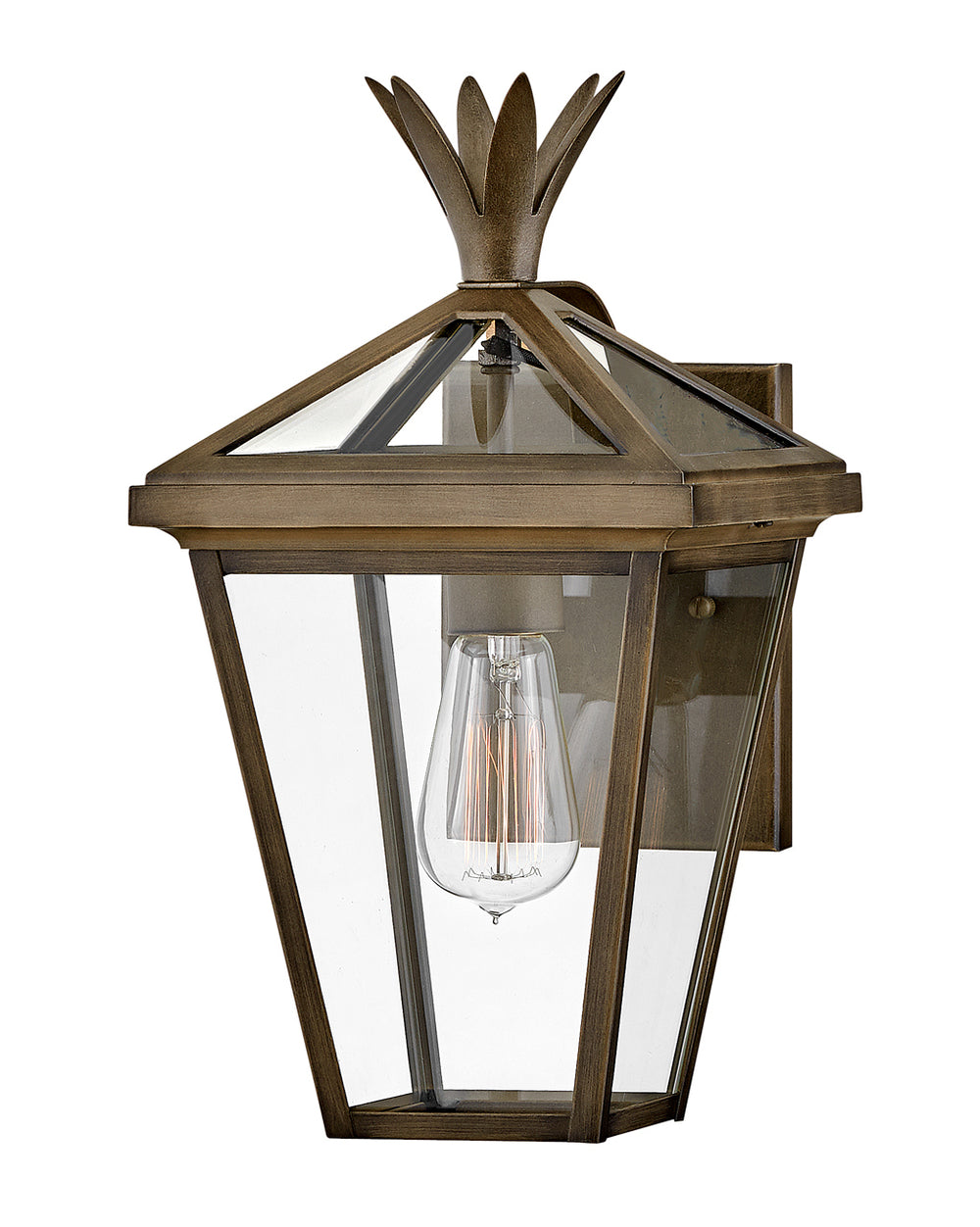 OUTDOOR PALMA Wall Mount Lantern Outdoor Wall Lights Hinkley Burnished Bronze 9.75x8.0x14.5 