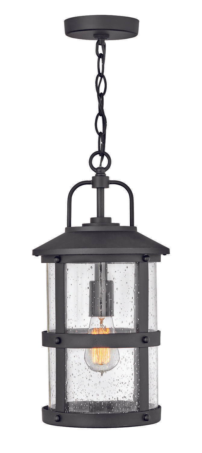 Hinkley OUTDOOR LAKEHOUSE Medium Hanging Lantern 2682 Outdoor Light Fixture Hinkley Black  