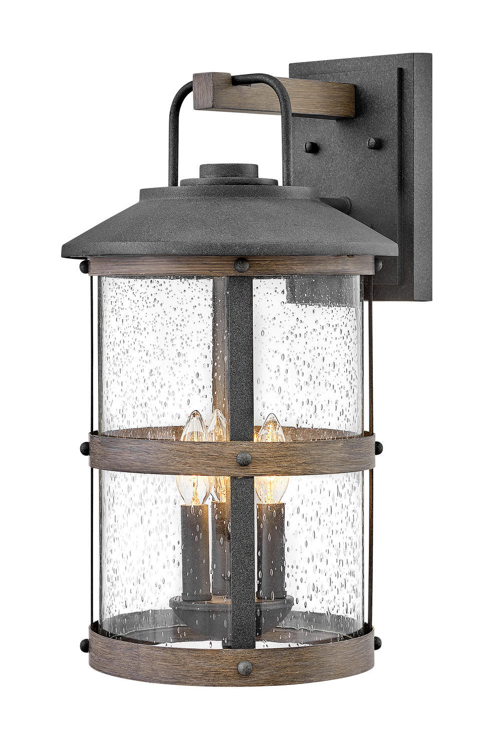 Hinkley OUTDOOR LAKEHOUSE Large Wall Mount Lantern 2685 Outdoor l Wall Hinkley Gray  