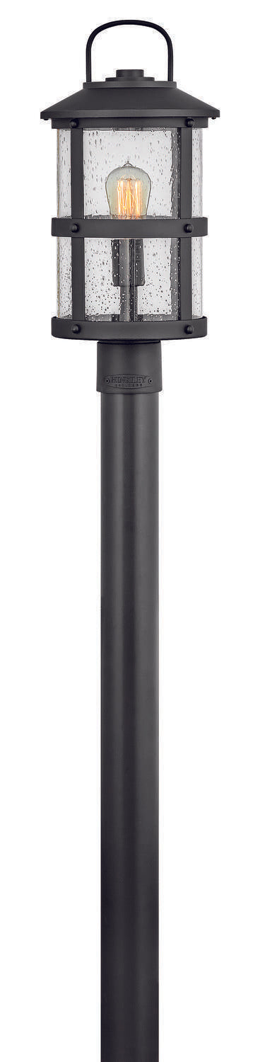 Hinkley OUTDOOR LAKEHOUSE Medium Post Top or Pier Mount Lantern 2687 Pier & Post Mount Lights Hinkley Black  